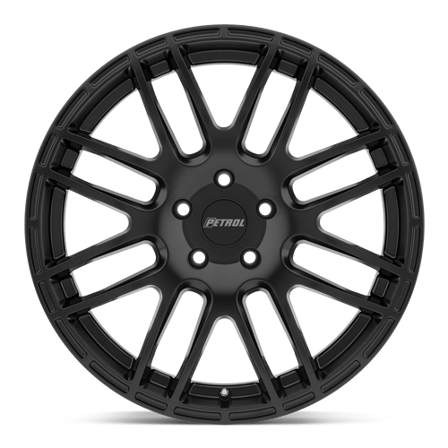 P6A 17X7.5 4X100 72.1 +40 M-BLK by Petrol Wheels