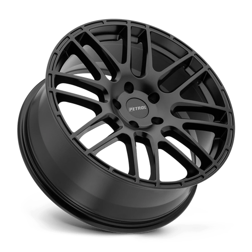 P6A 17X7.5 5X112 72.1 +40 M-BLK by Petrol Wheels