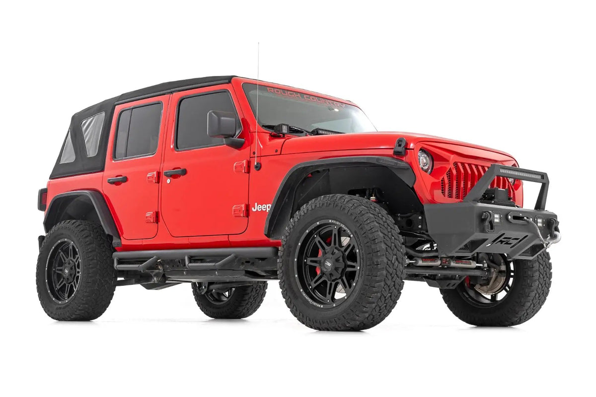 Nerf Steps | Wheel to Wheel | 4 Door | Jeep Wrangler Unlimited 4WD (18-26)