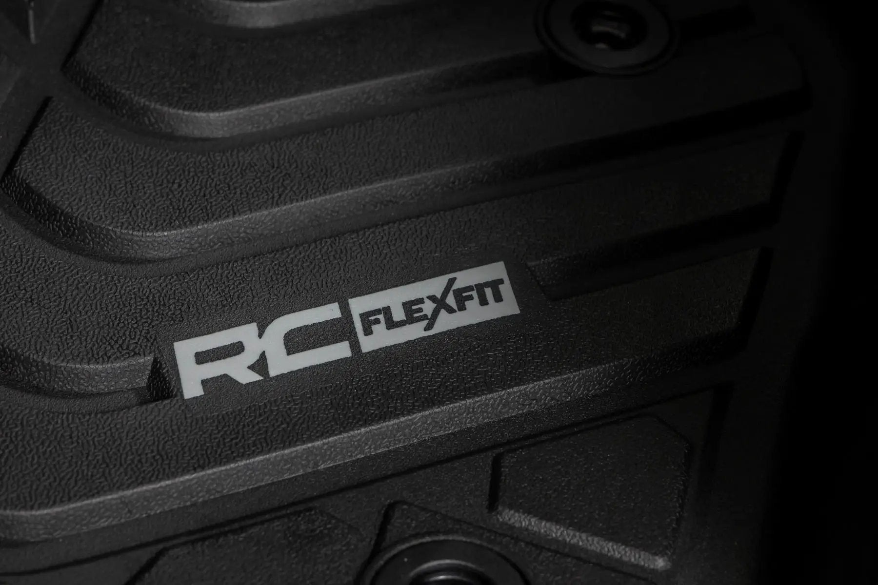Flex-Fit Floor Mats | Front and Rear | Toyota Tacoma 2WD/4WD (2016-2023) by Rough Country
