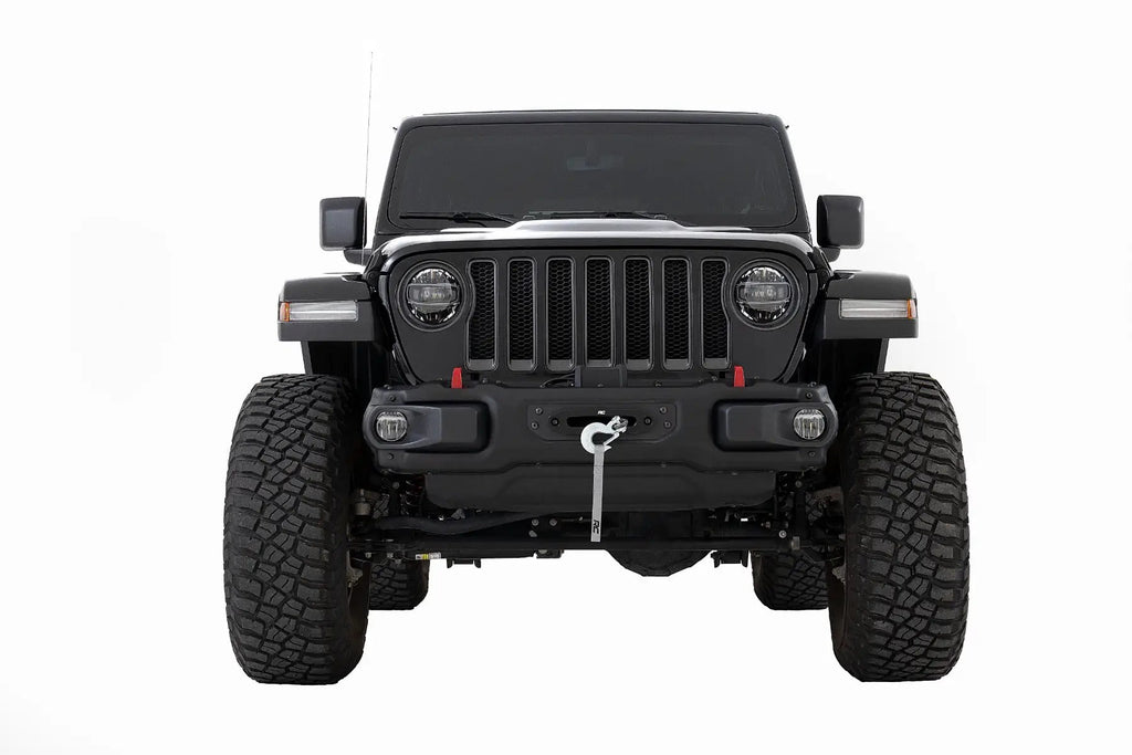 Winch Mounting Plate | Modular Steel OE Bumper | Jeep Gladiator JT/Wrangler JL (18-26) by Rough Country