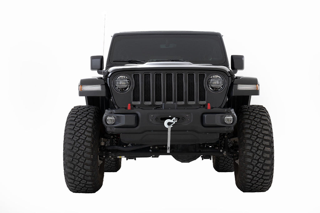 Winch Mounting Plate | Modular Steel OE Bumper | Jeep Gladiator JT/Wrangler JL (18-26) by Rough Country