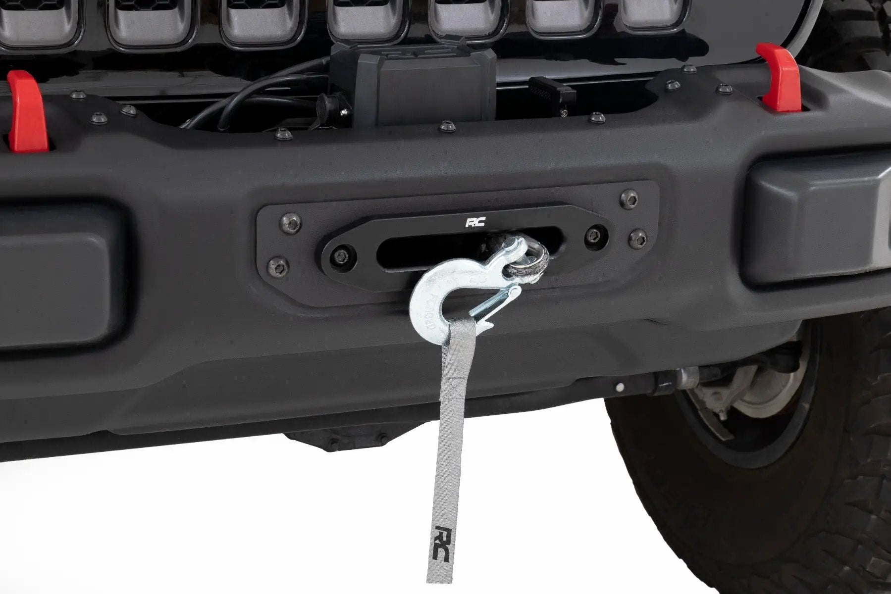 Winch Mounting Plate | Modular Steel OE Bumper | Jeep Gladiator JT/Wrangler JL (18-26) by Rough Country