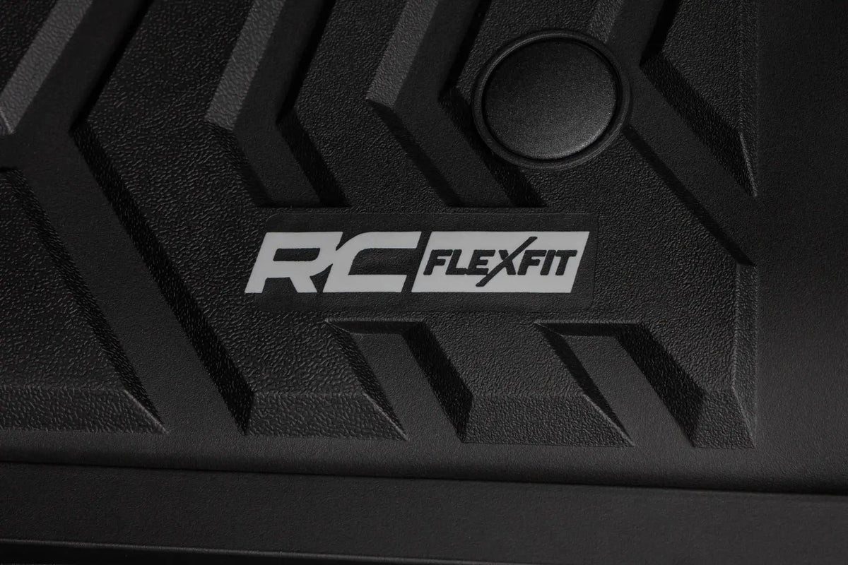 Flex-Fit Floor Mats | Front and Rear | Ford F-250/F-350 Super Duty (17-26) by Rough Country