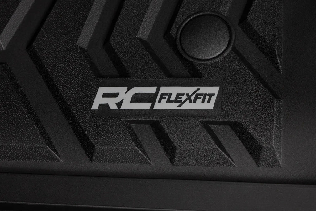 Flex-Fit Floor Mats | Front and Rear | Ford F-250/F-350 Super Duty (17-26) by Rough Country