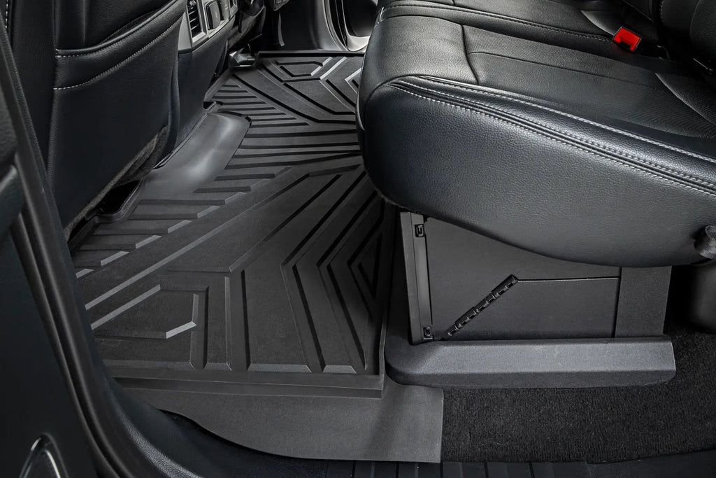 Flex-Fit Floor Mats | Front and Rear | Ford F-250/F-350 Super Duty (17-26) by Rough Country