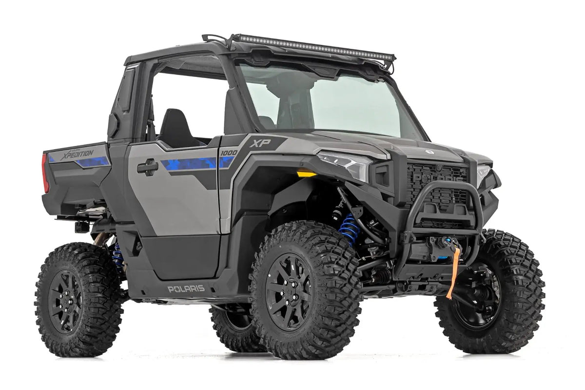 50" Single Row Light Mount | Front | Black Series | Polaris XPEDITION ADV 5 by Rough Country