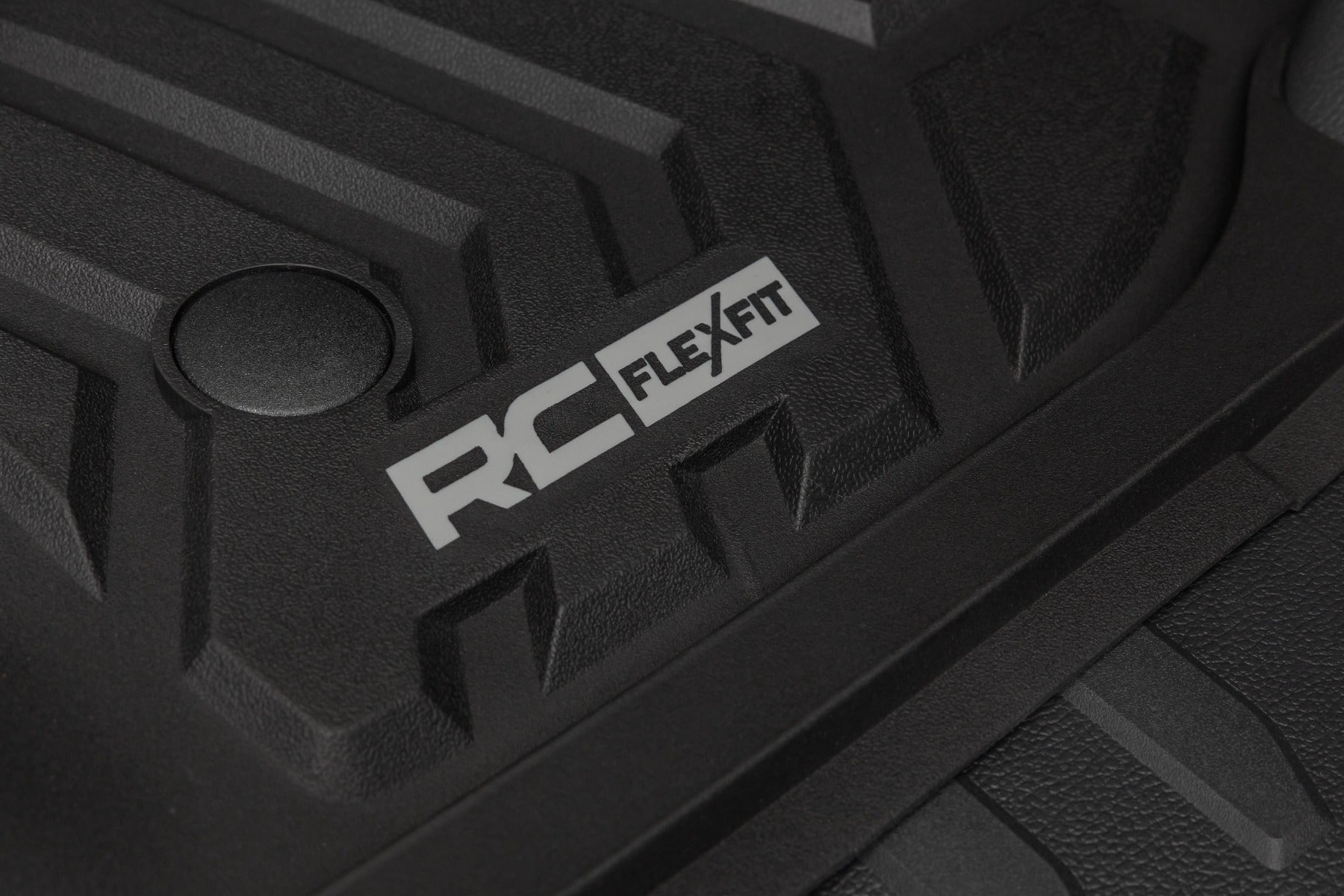 Flex-Fit Floor Mats | Front | Ford F-250/F-350 Super Duty 2WD/4WD (2017-2026) by Rough Country