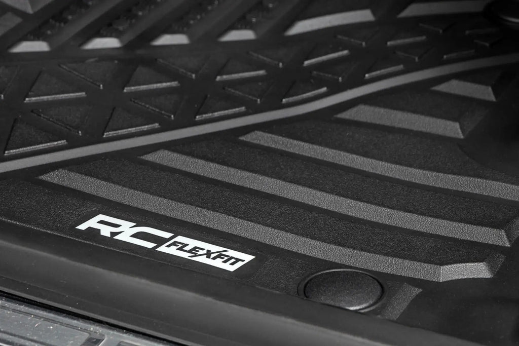 Flex-Fit Floor Mats | FR & RR | Crew | Ram 1500 (19-24)/1500 TRX (21-24) by Rough Country