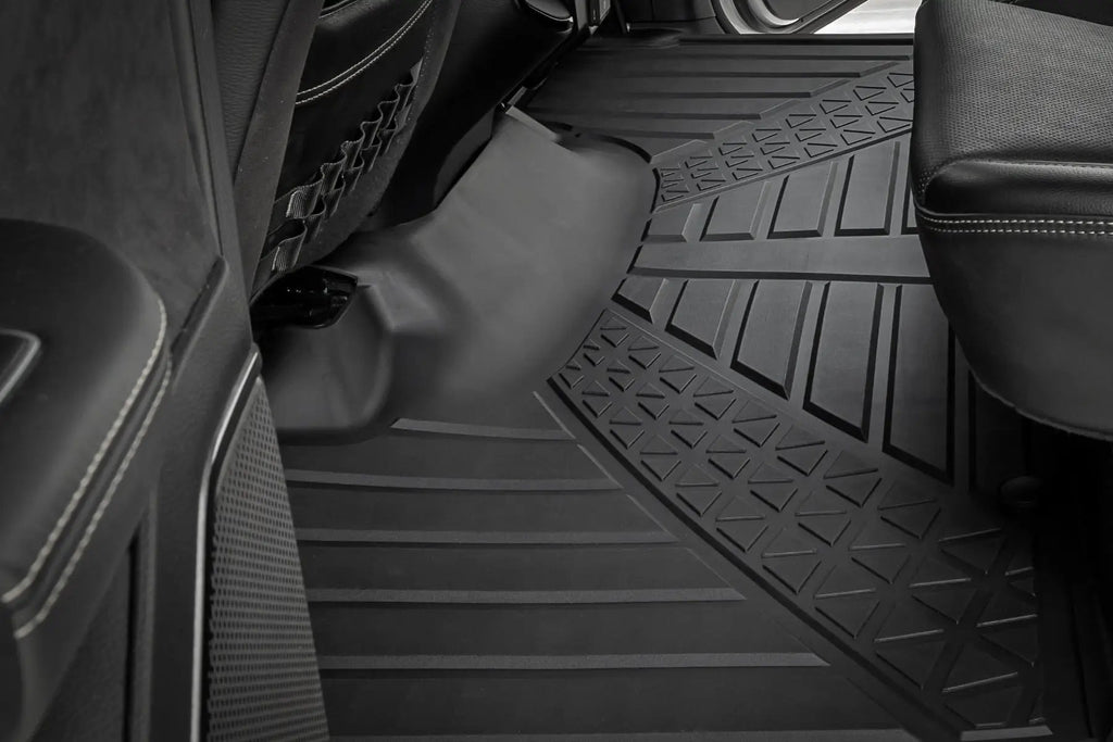 Flex-Fit Floor Mats | FR & RR | Crew | Ram 1500 (19-24)/1500 TRX (21-24) by Rough Country