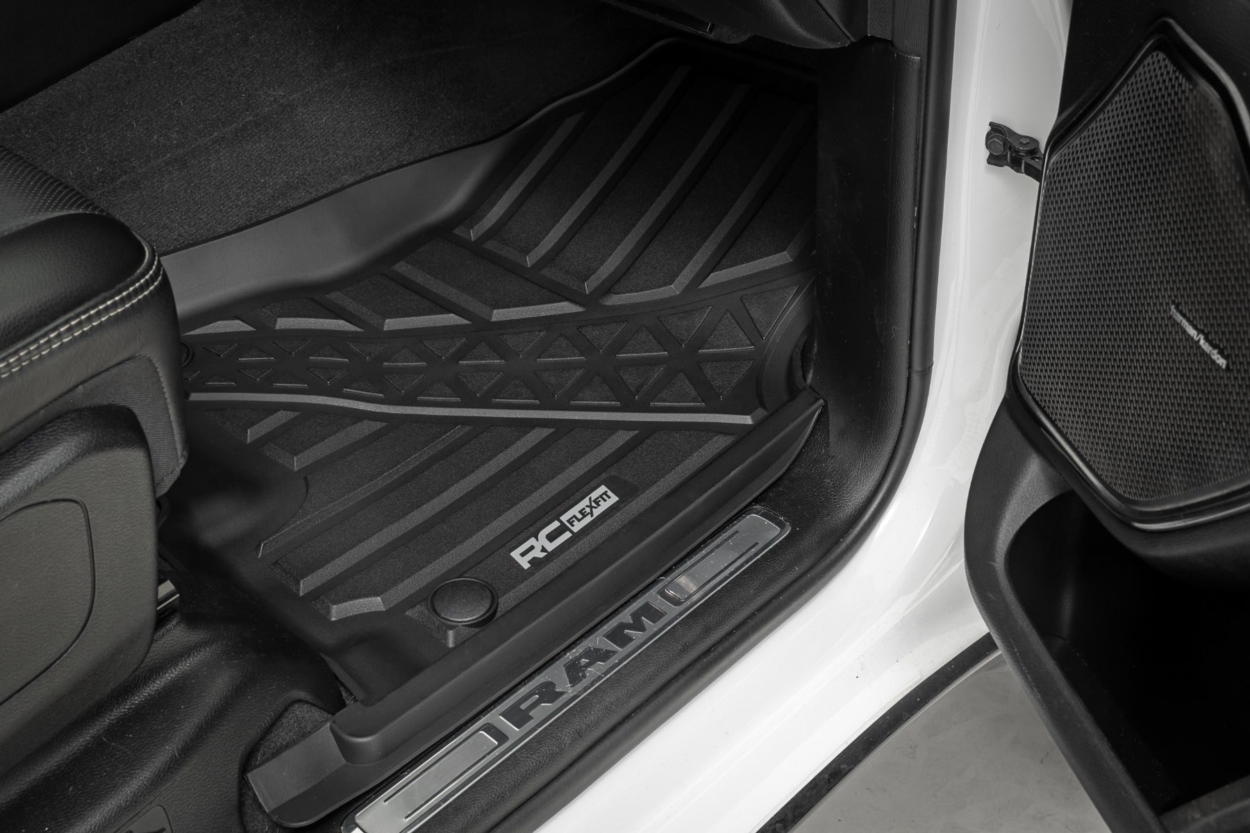 Flex-Fit Floor Mats | Front | Crew | Ram 1500 (19-24)/1500 TRX (21-24) by Rough Country