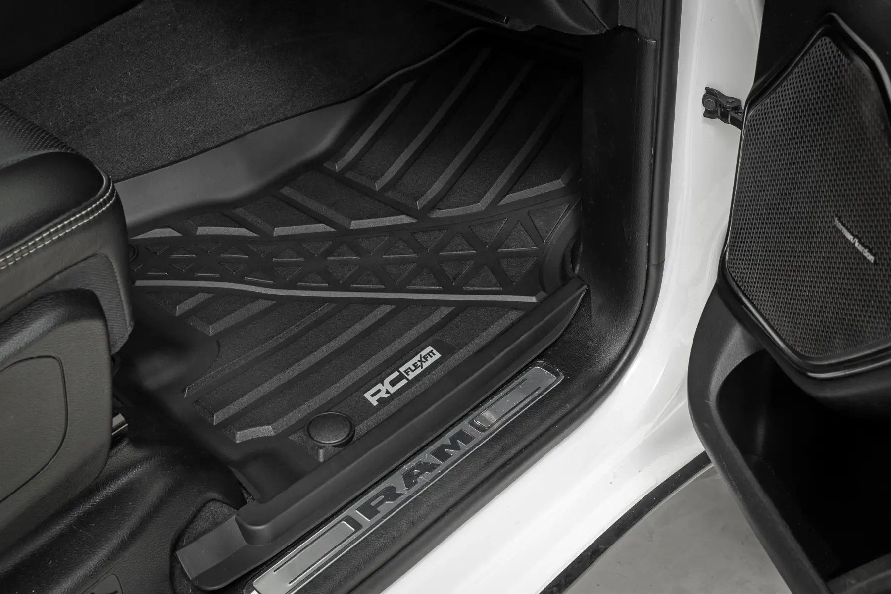 Flex-Fit Floor Mats | FR & RR | Crew | Ram 1500 (19-24)/1500 TRX (21-24) by Rough Country