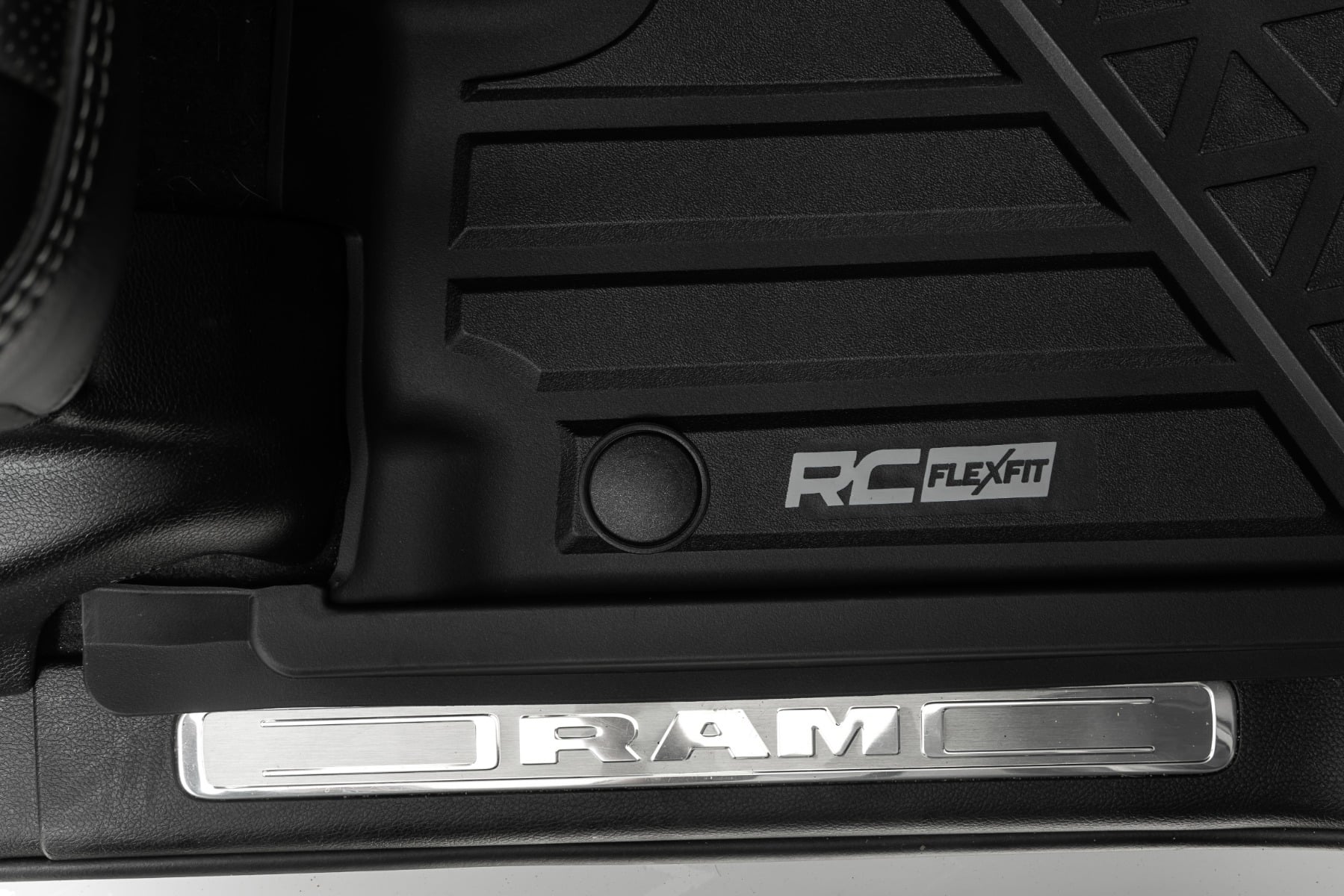 Flex-Fit Floor Mats | FR & RR | Crew | Ram 1500 (19-24)/1500 TRX (21-24) by Rough Country
