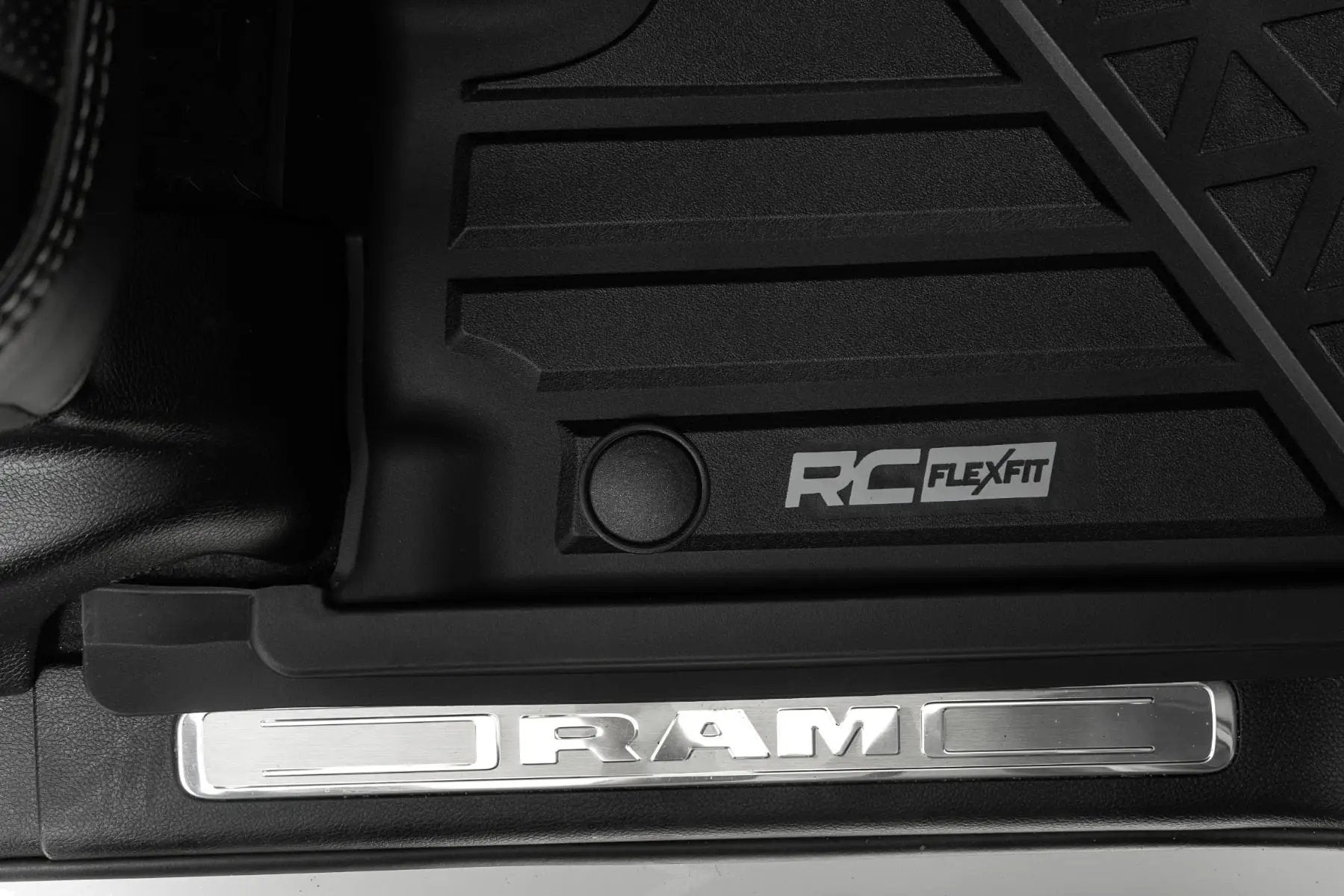 Flex-Fit Floor Mats | FR & RR | Crew | Ram 1500 (19-24)/1500 TRX (21-24) by Rough Country