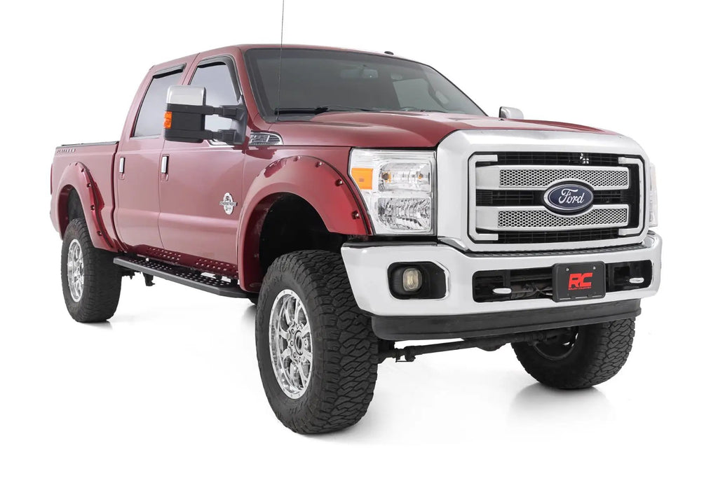 RPT2 Running Board | Crew Cab | Black | Ford F-250/F-350 Super Duty (09-16) by Rough Country