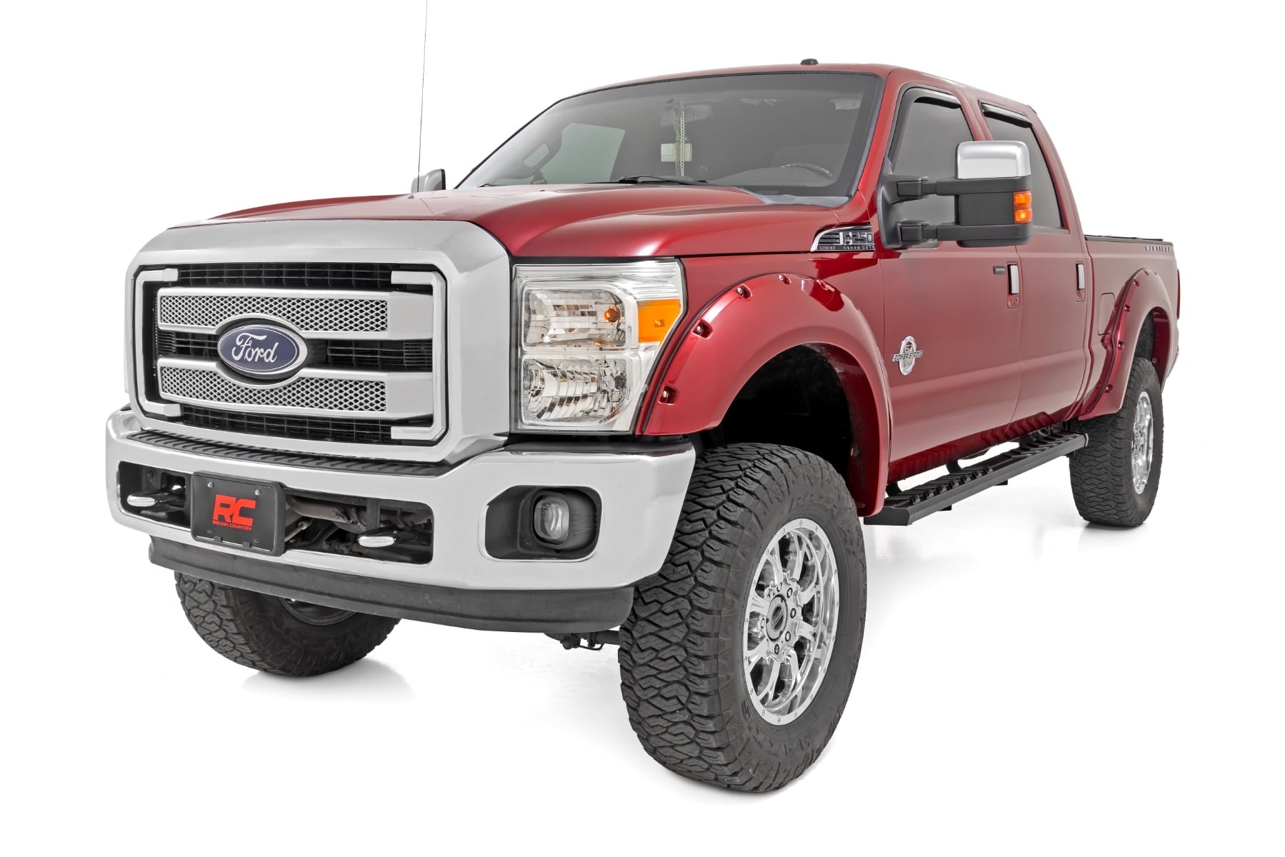 BA2 Running Boards | Side Step Bars | Ford F-250/F-350 Super Duty (99-16) by Rough Country