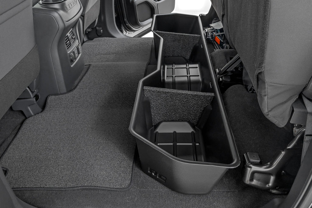 Under Seat Storage | Crew Cab | Nissan Titan 2WD/4WD (2004-2024) by Rough Country