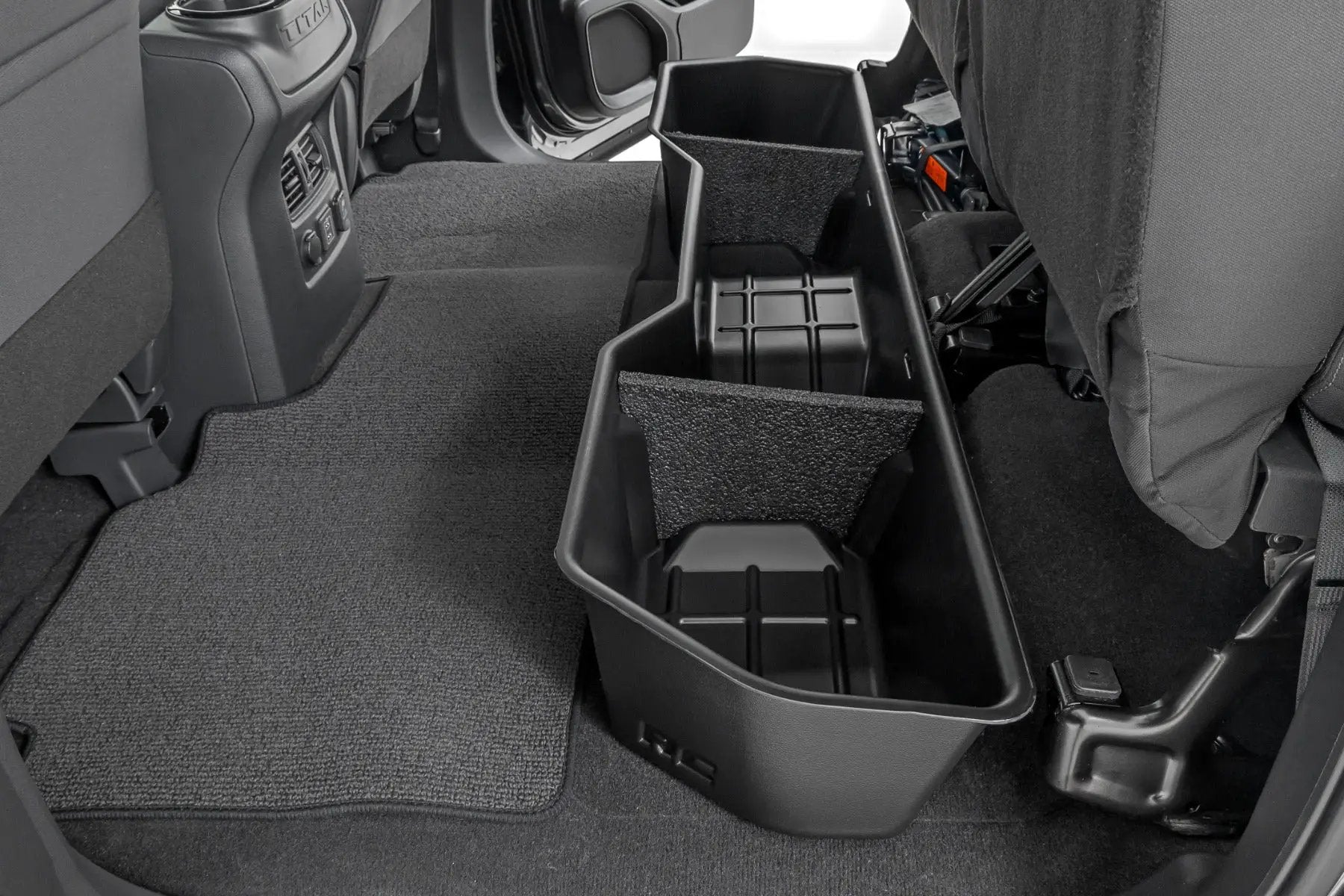 Under Seat Storage | Crew Cab | Nissan Titan 2WD/4WD (2004-2024) by Rough Country