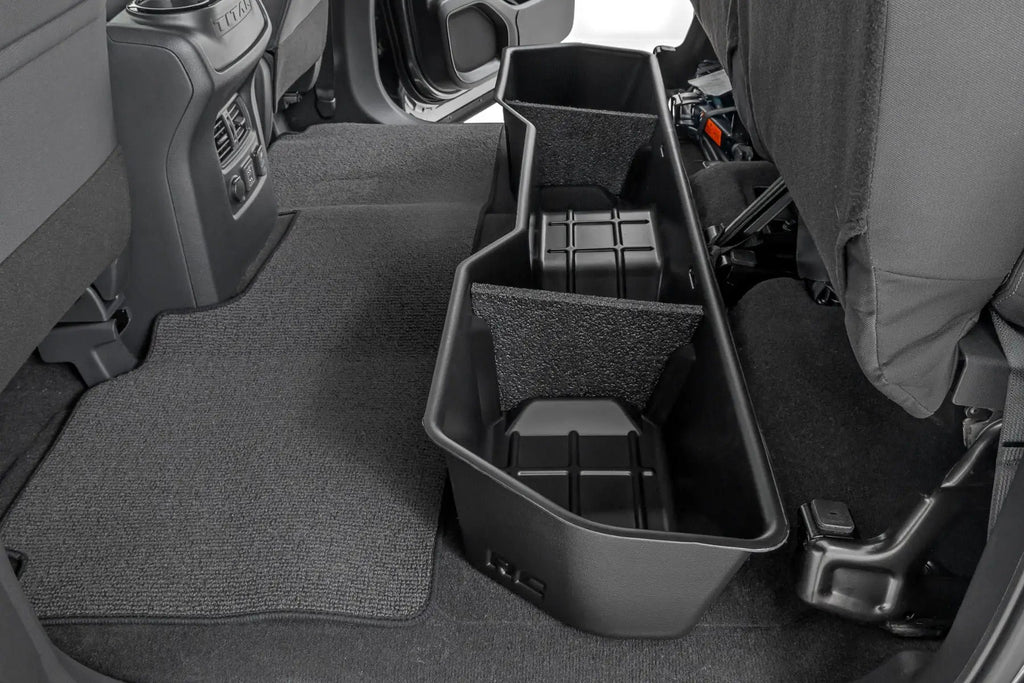 Under Seat Storage | Crew Cab | Nissan Titan 2WD/4WD (2004-2024) by Rough Country