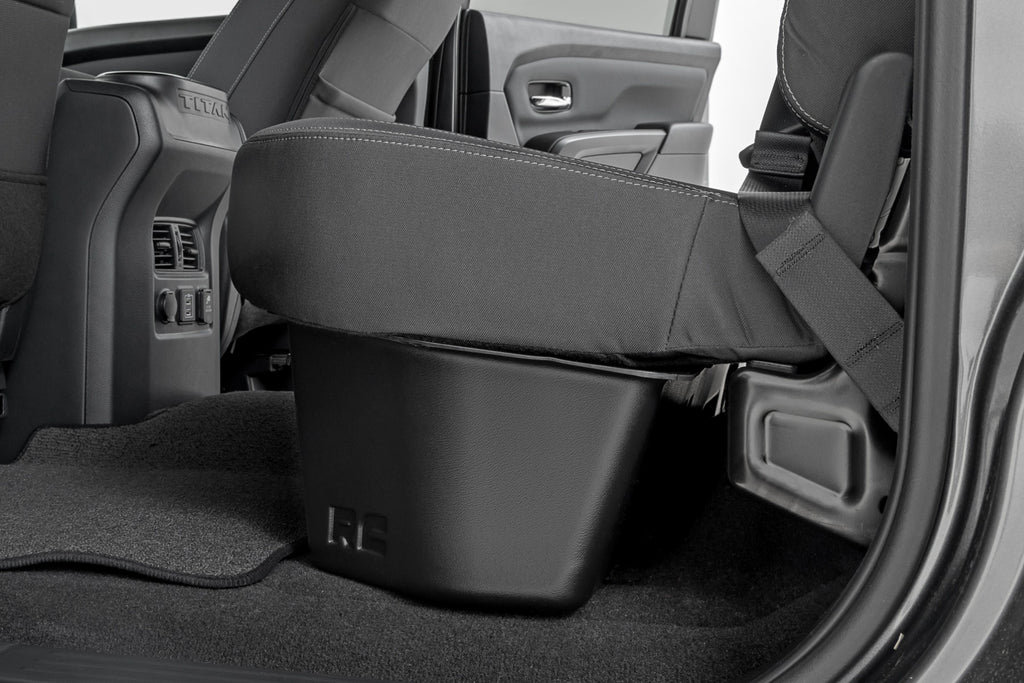 Under Seat Storage | Crew Cab | Nissan Titan 2WD/4WD (2004-2024) by Rough Country