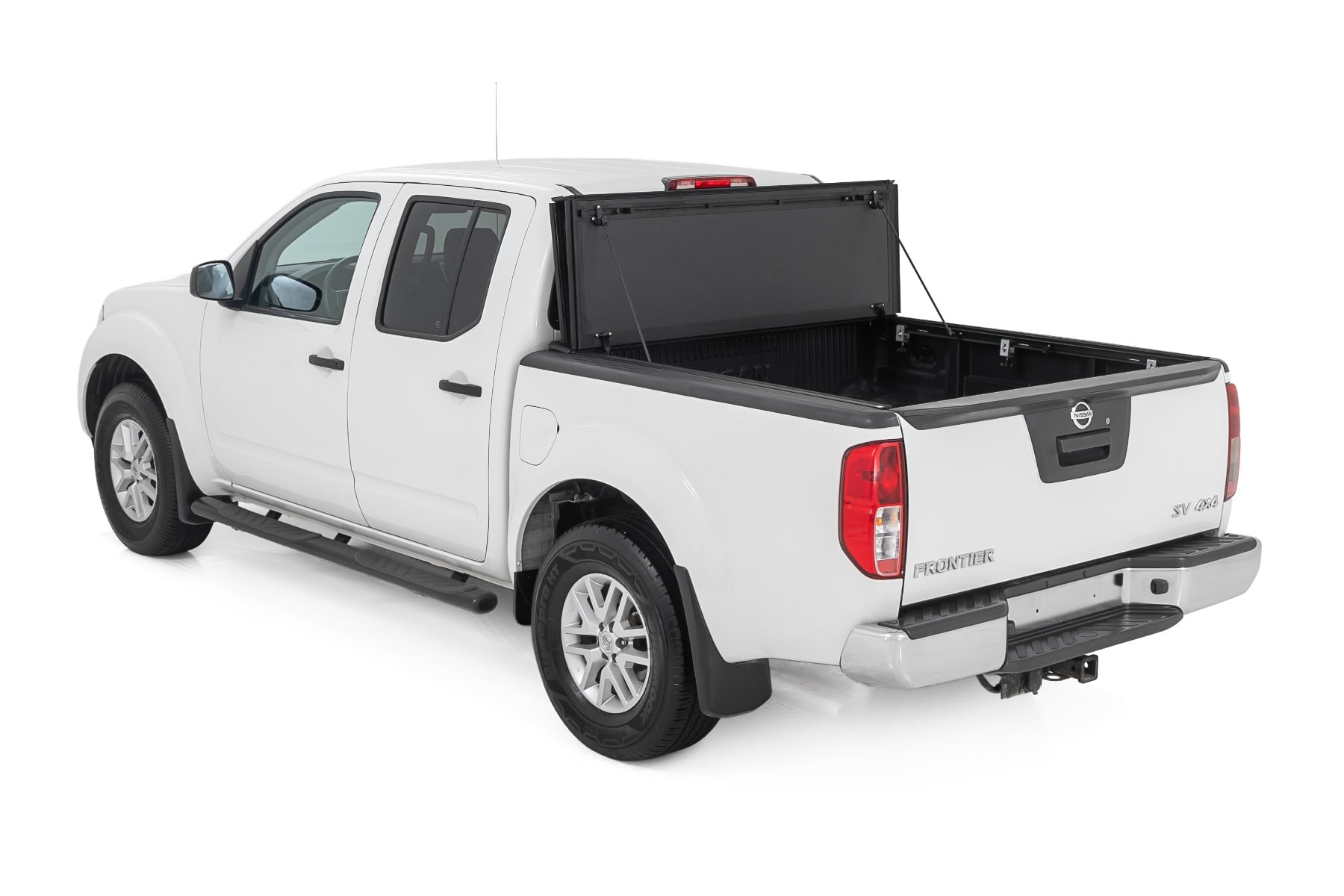Hard Tri-Fold Flip Up Bed Cover | 5' Bed | Nissan Frontier 2WD/4WD (05-21) by Rough Country