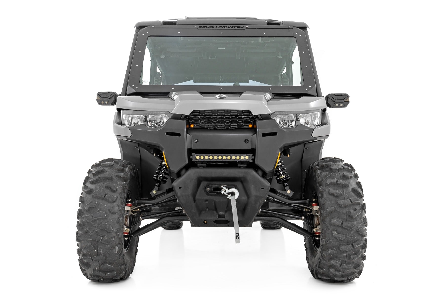 Vertex Front Coil Over Shock Pair | Adjustable | Can-Am Defender HD5/HD8/HD9/HD10 by Rough Country
