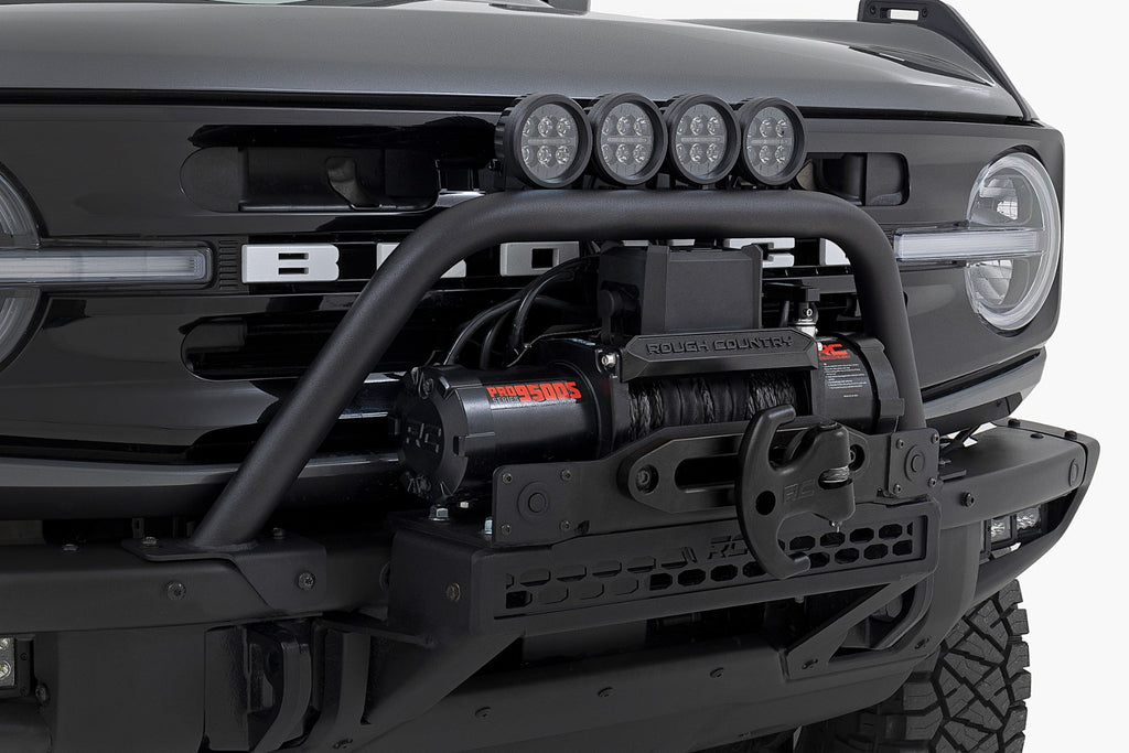 Safari Bar | 12" LED Light Bar | Black | Dual Row | OE Modular Steel | Ford Bronco (21-26) by Rough Country