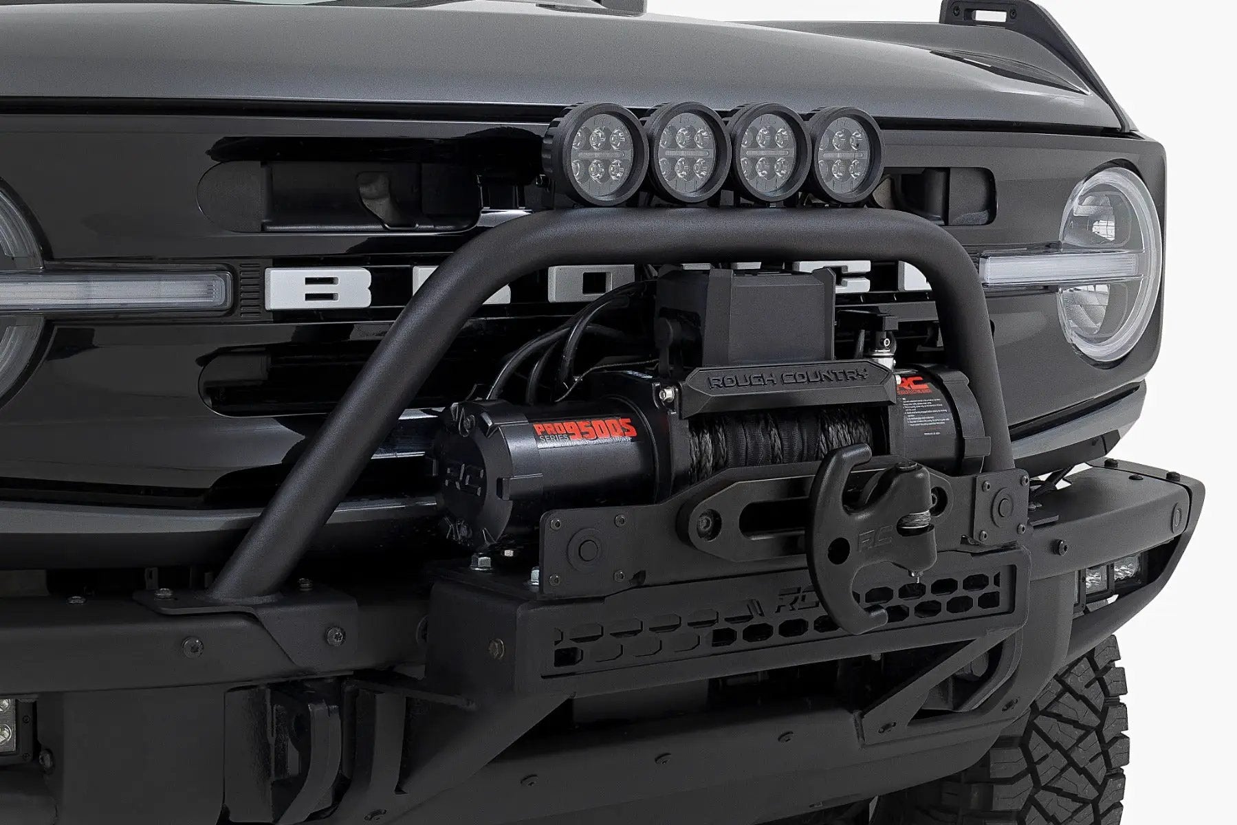 Safari Bar | 12" LED Light Bar | Black | Dual Row | OE Modular Steel | Ford Bronco (21-26)