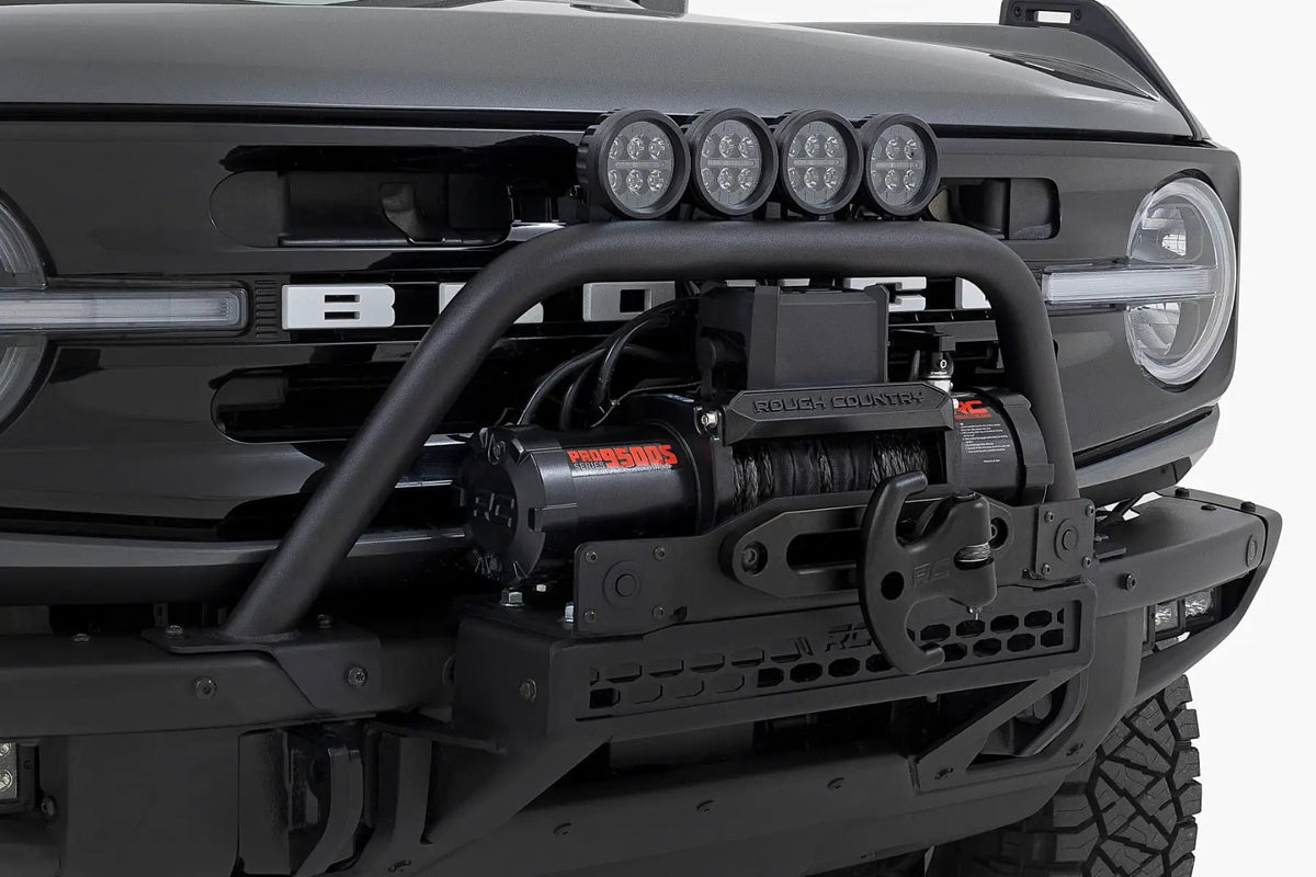 Safari Bar | 12" LED Light Bar | Black | Dual Row | OE Modular Steel | Ford Bronco (21-26) by Rough Country
