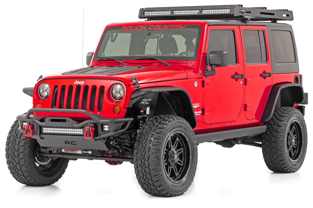 Power Running Boards | Dual Electric Motor | 4 Door | Jeep Wrangler Unlimited (07-18) by Rough Country