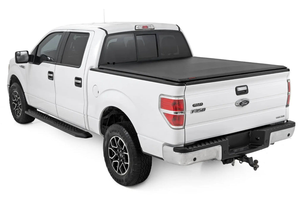 Soft Roll Up Bed Cover | 5'7" Bed | Ford F-150 2WD/4WD (2004-2014) by Rough Country