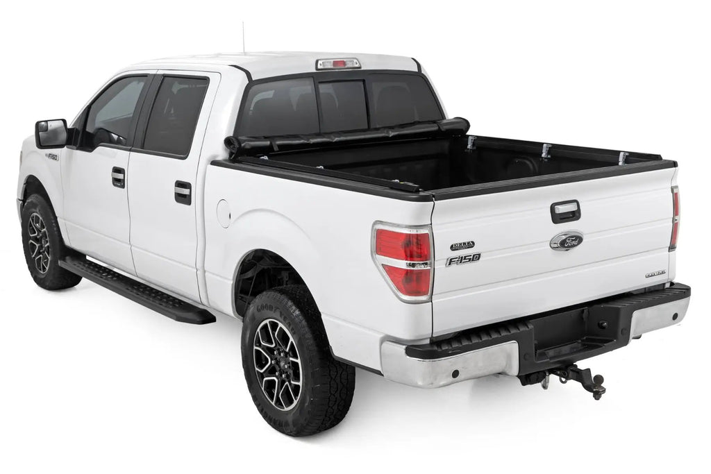 Soft Roll Up Bed Cover | 5'7" Bed | Ford F-150 2WD/4WD (2004-2014) by Rough Country