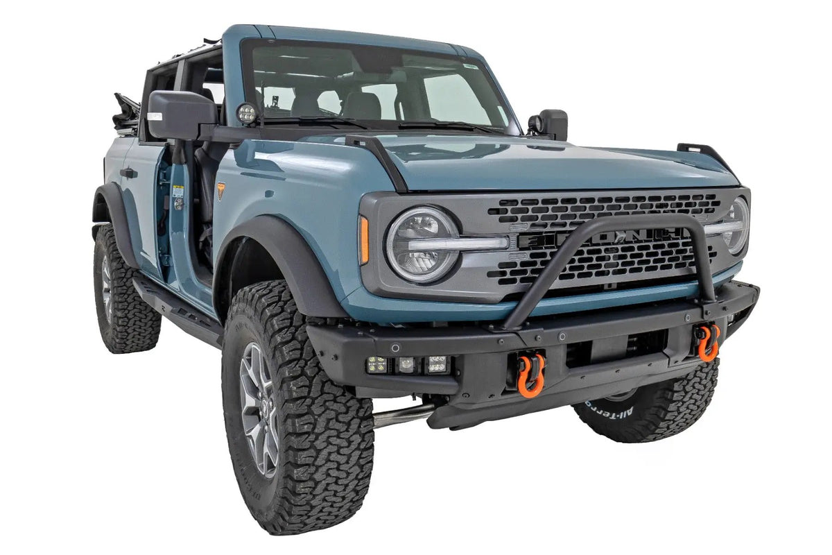 Safari Bar | 12" LED Light Bar | Black | Dual Row | OE Modular Steel | Ford Bronco (21-26) by Rough Country