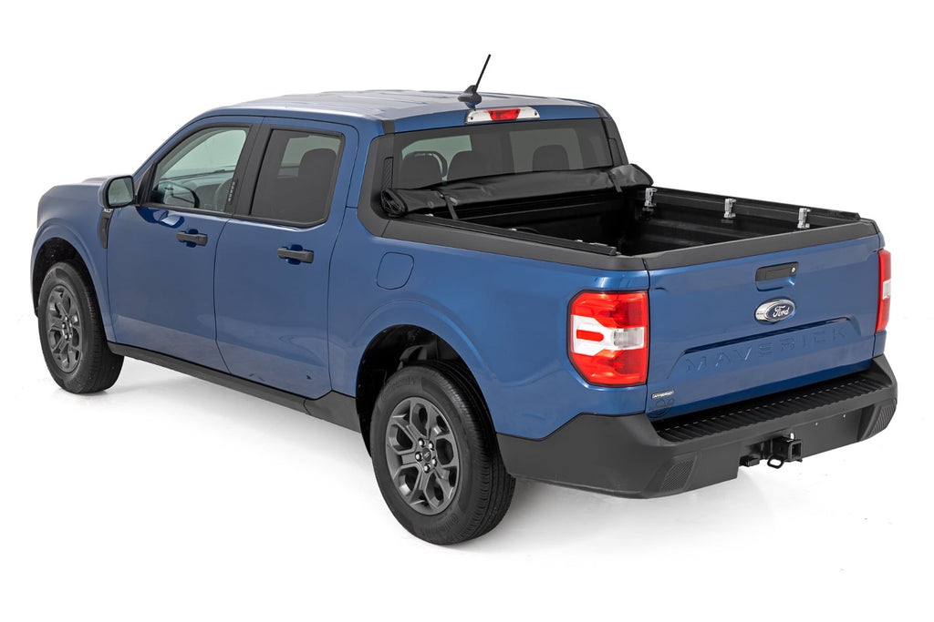 Soft Roll Up Bed Cover | 4'6" Bed | Ford Maverick 2WD/4WD (2022-2026) by Rough Country