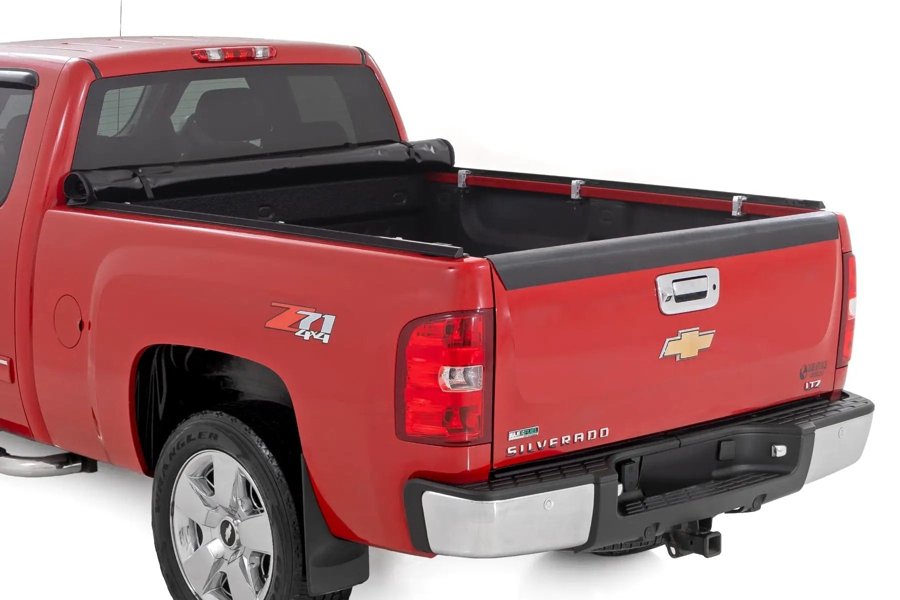 Soft Roll Up Bed Cover | 6'7" Bed | Chevy/GMC 1500/2500HD/3500HD (07-14) by Rough Country