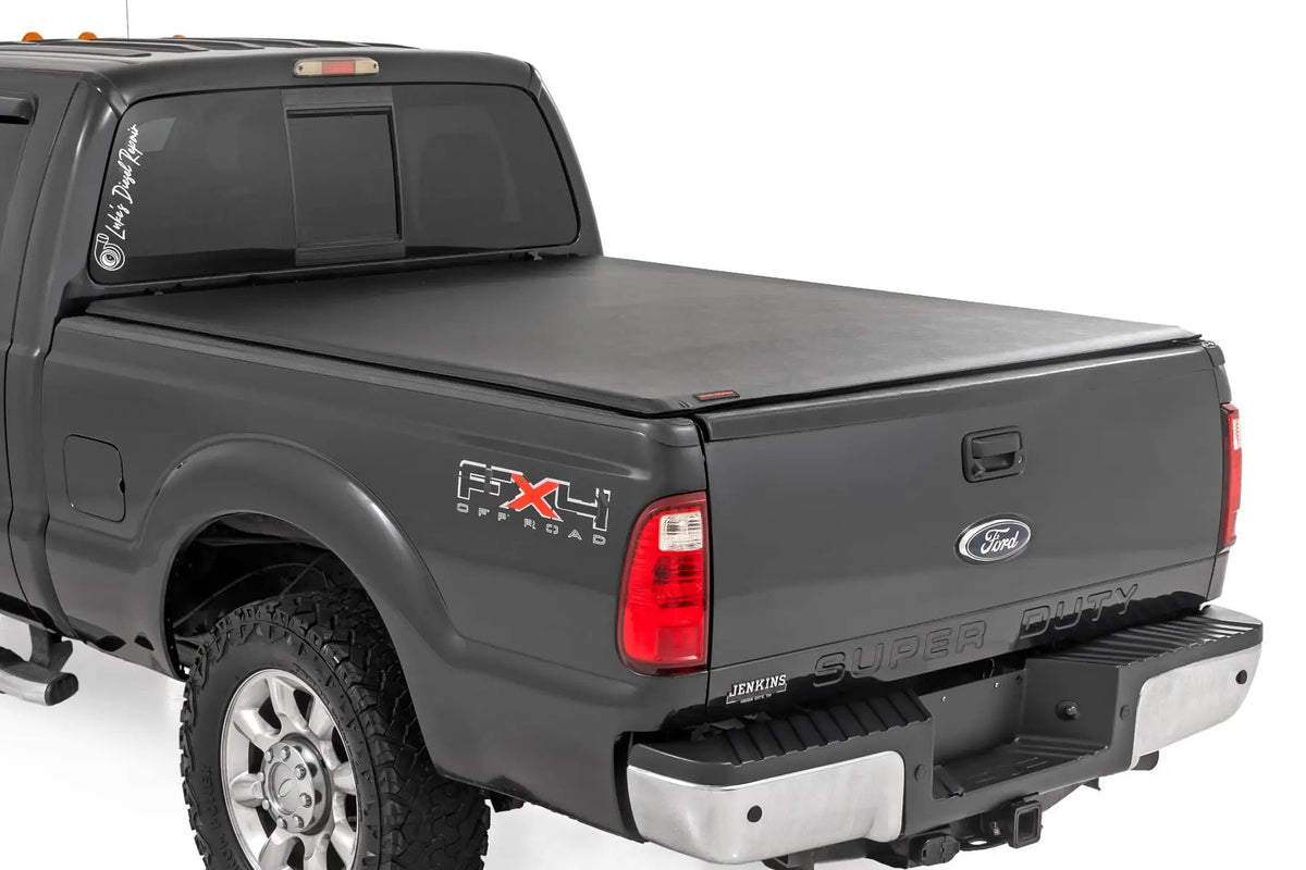 Soft Roll Up Bed Cover | 6'10" Bed | Ford F-250/F-350 Super Duty (99-16) by Rough Country