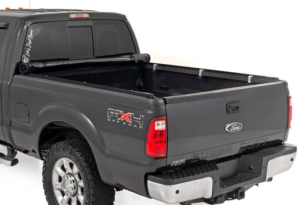 Soft Roll Up Bed Cover | 6'10" Bed | Ford F-250/F-350 Super Duty (99-16) by Rough Country