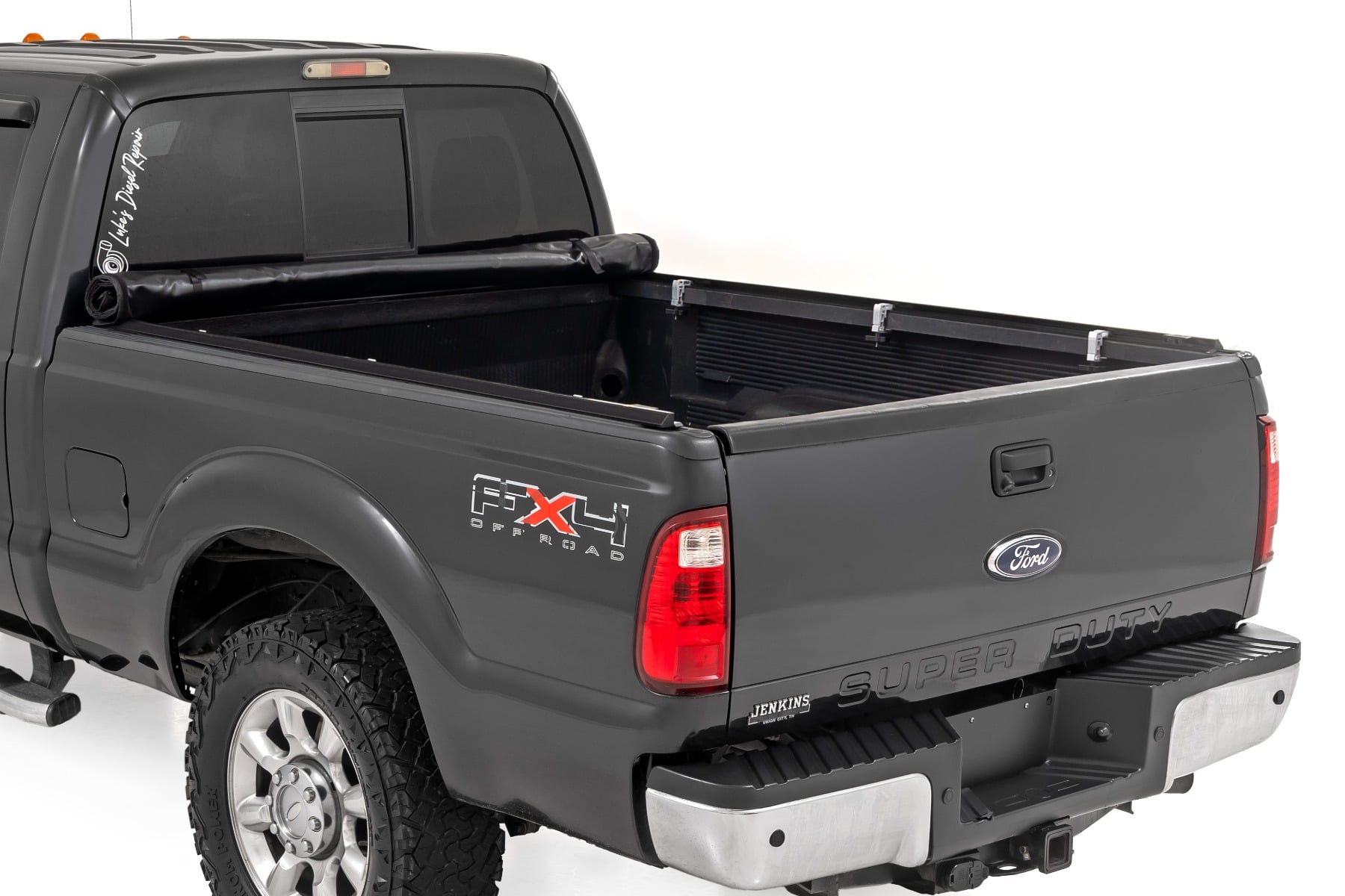 Soft Roll Up Bed Cover | 6'10" Bed | Ford F-250/F-350 Super Duty (99-16) by Rough Country