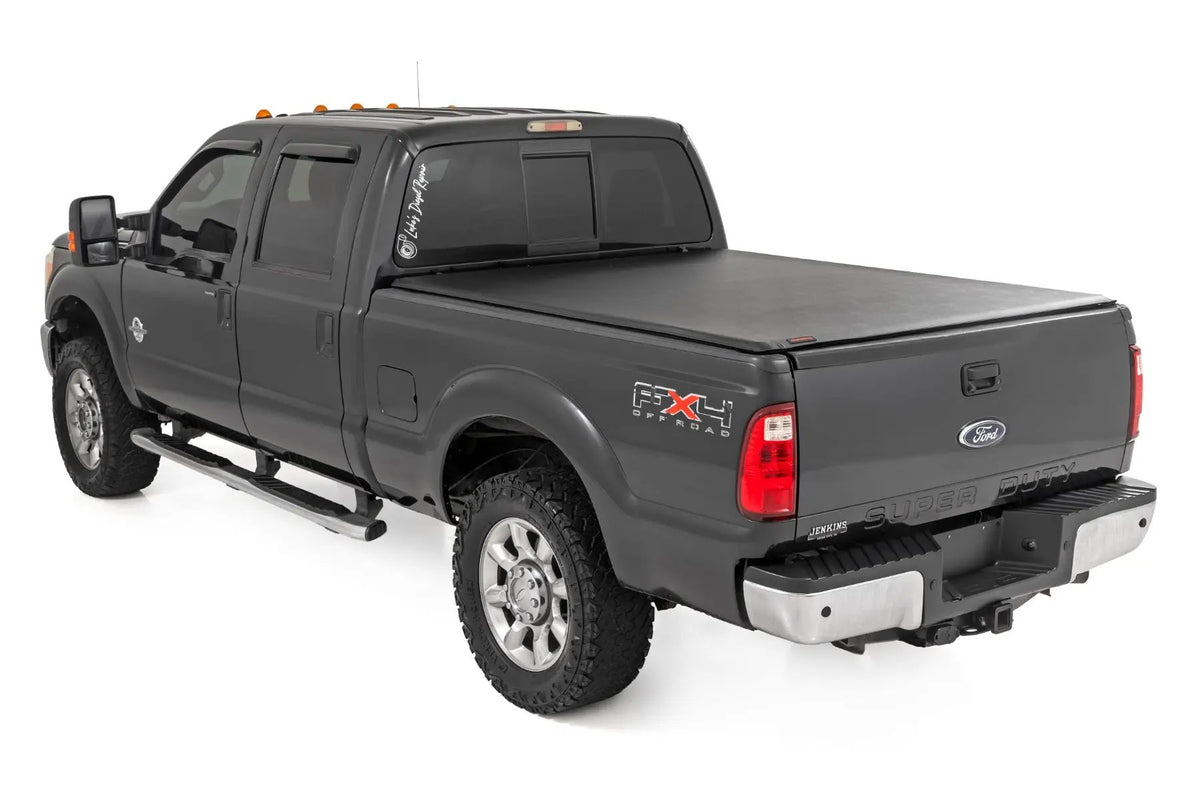 Soft Roll Up Bed Cover | 6'10" Bed | Ford F-250/F-350 Super Duty (99-16) by Rough Country