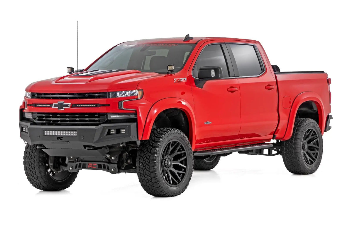 OV2 Running Boards | Side Step Bars | Crew Cab | Chevy/GMC 1500/2500HD (19-26) by Rough Country