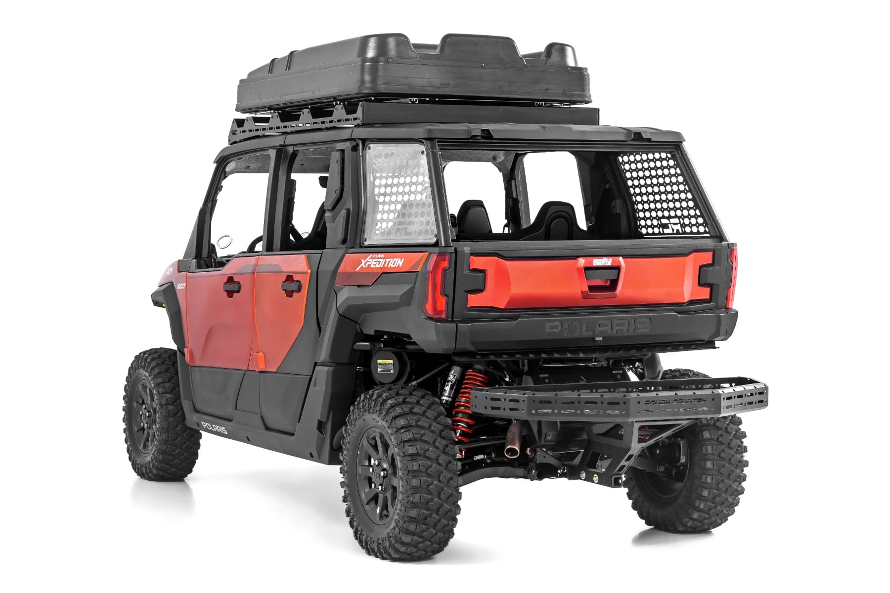 Bed Side Rear Windows | Scratch Resistant | Polaris XPEDITION ADV 5 by Rough Country
