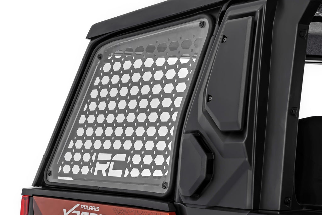 Bed Side Rear Windows | Scratch Resistant | Polaris XPEDITION ADV 5 by Rough Country