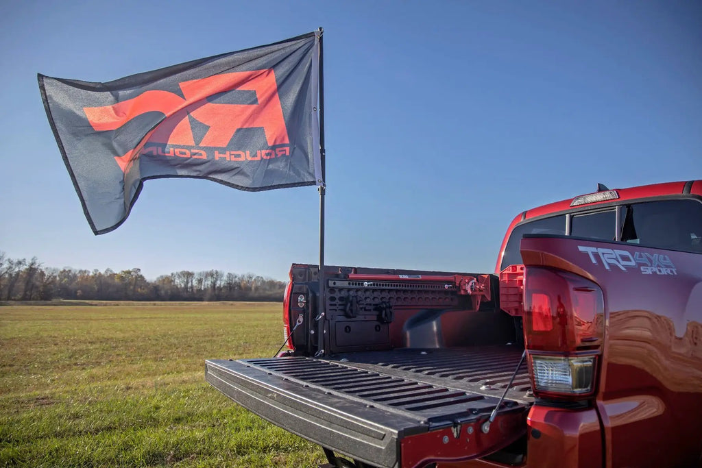 Flag Pole Holder | Bed Rail by Rough Country