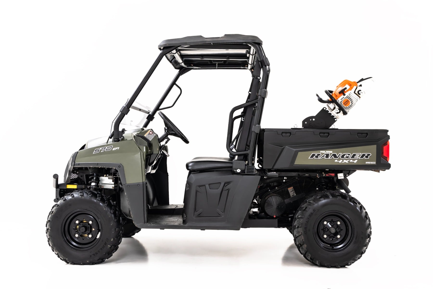 Chainsaw Carrier | Bed Side Mount | Multiple Makes & Models (Polaris/Can-Am) by Rough Country