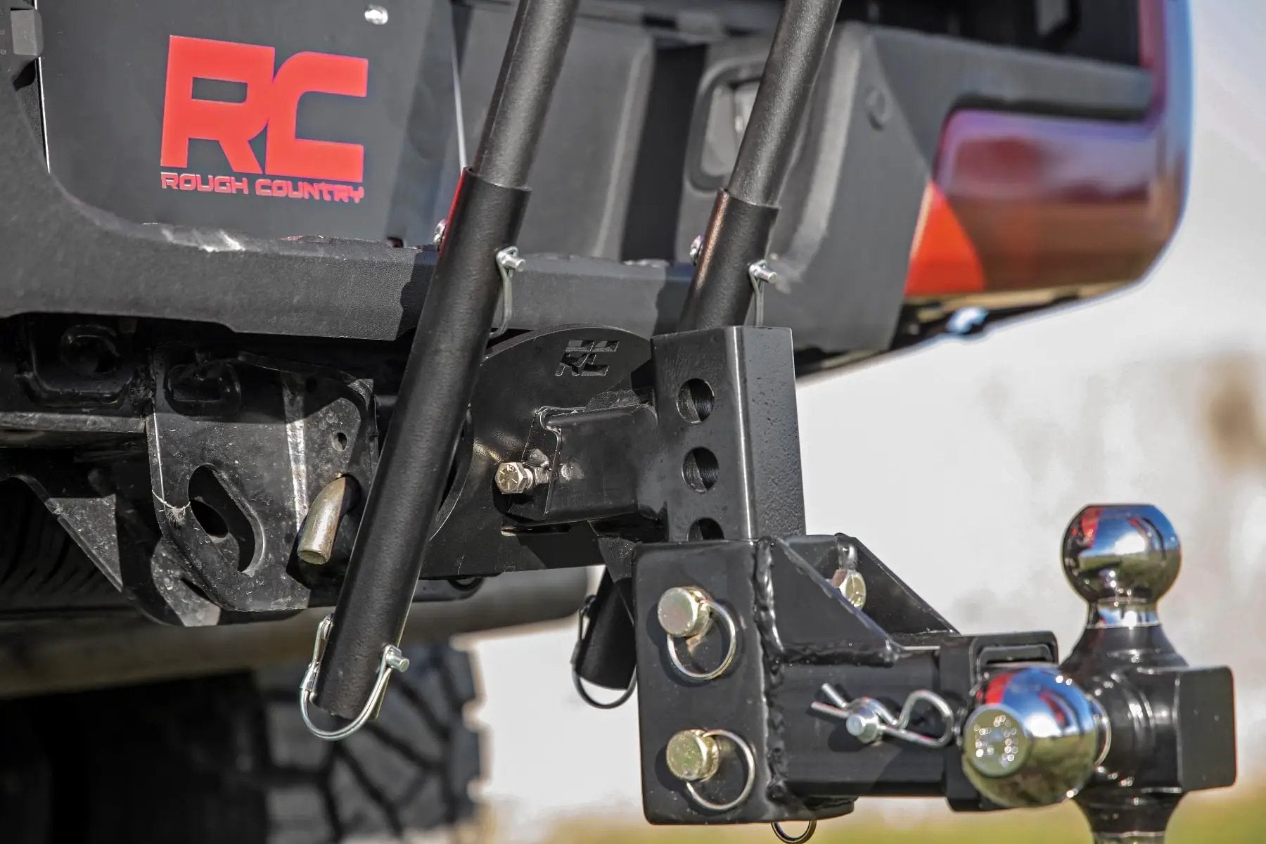 Flag Pole Holder | Dual | 2 Inch Hitch by Rough Country