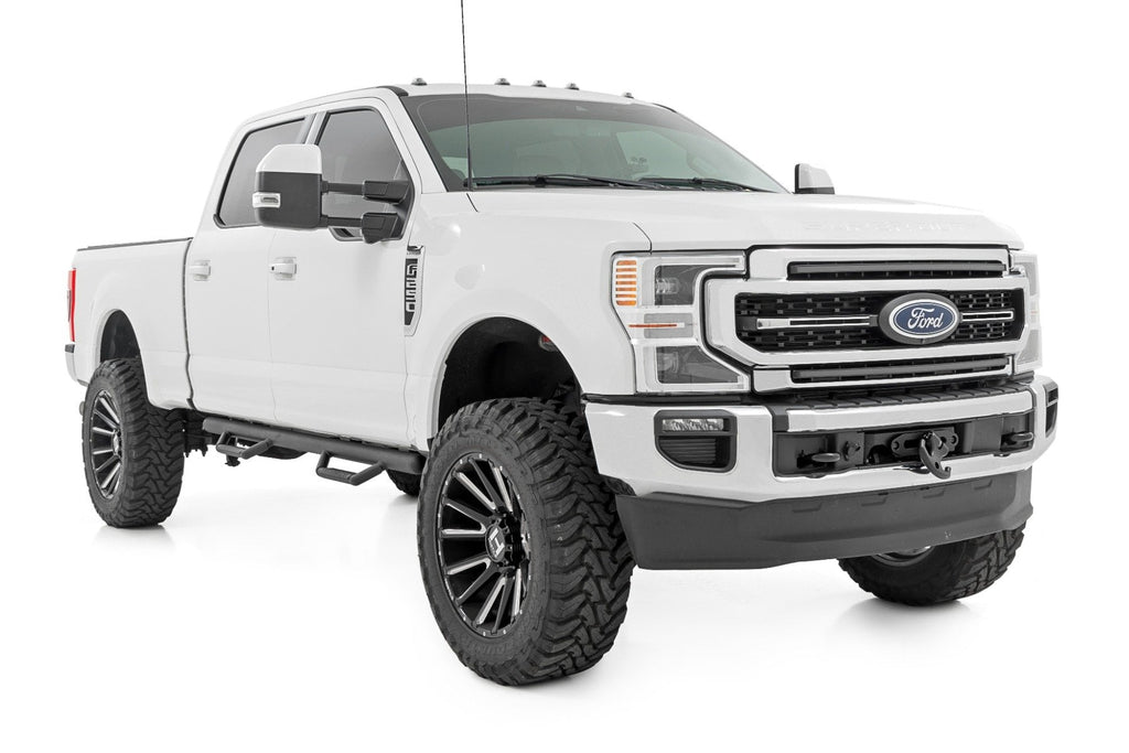 Nerf Steps | Cab Length | Crew | Ford F-150/Lightning/F-250/F-350/Raptor (15-26) by Rough Country