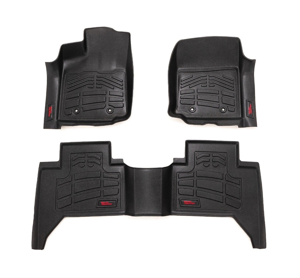 Sure-Fit Floor Mats | FR & RR | Toyota Tacoma 2WD/4WD (2016-2023) by Rough Country