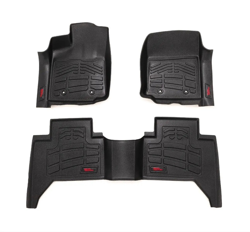 Sure-Fit Floor Mats | FR & RR | Toyota Tacoma 2WD/4WD (2016-2023) by Rough Country