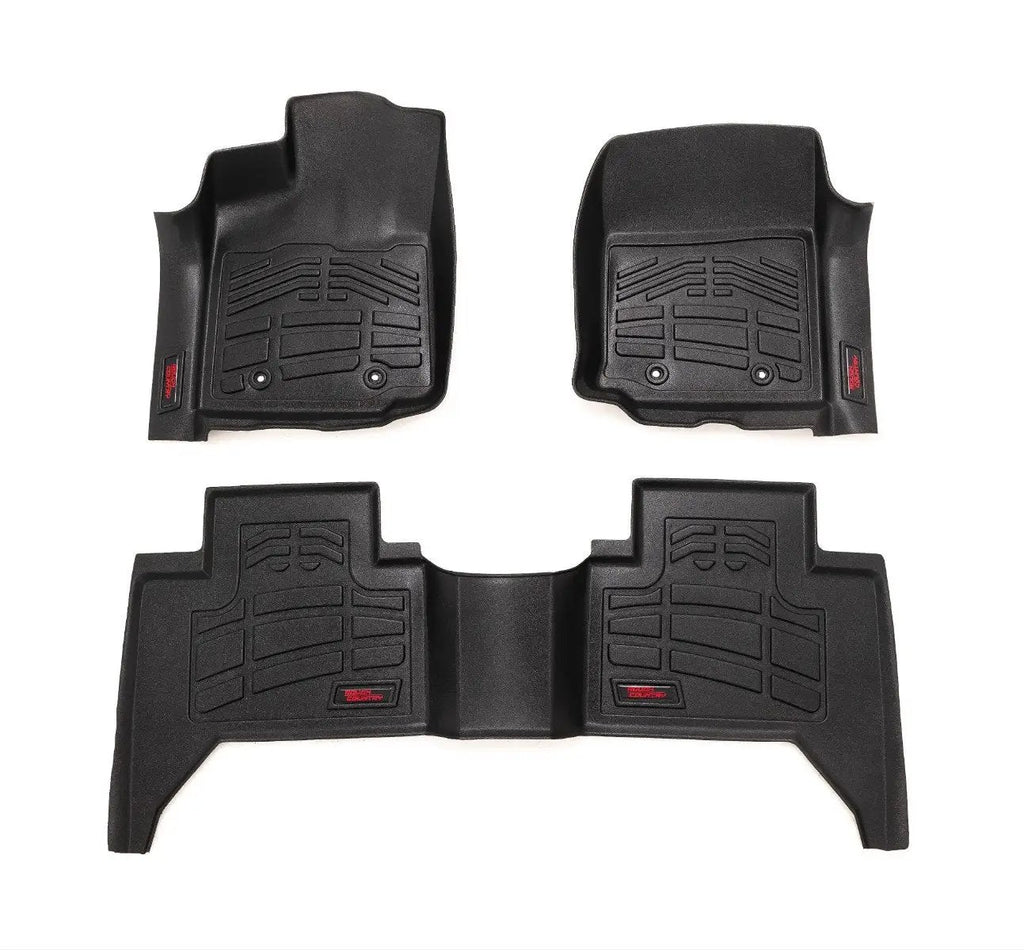 Sure-Fit Floor Mats | FR & RR | Toyota Tacoma 2WD/4WD (2016-2023) by Rough Country