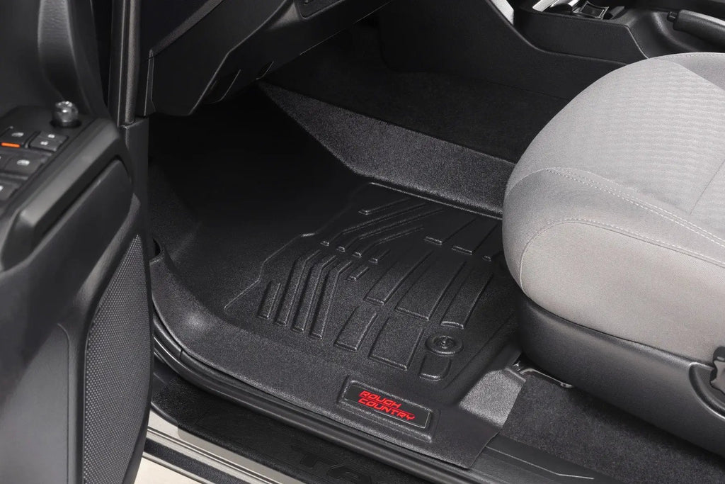 Sure-Fit Floor Mats | FR & RR | Toyota Tacoma 2WD/4WD (2016-2023) by Rough Country
